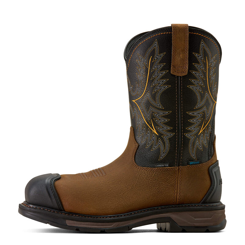 WorkHog XT Waterproof Wide Square Toe Carbon Toe Work Boot Side