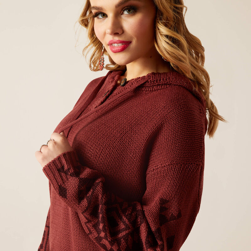 Big And Tall Red Sweater, women's Oversized Mock Neck Pullover