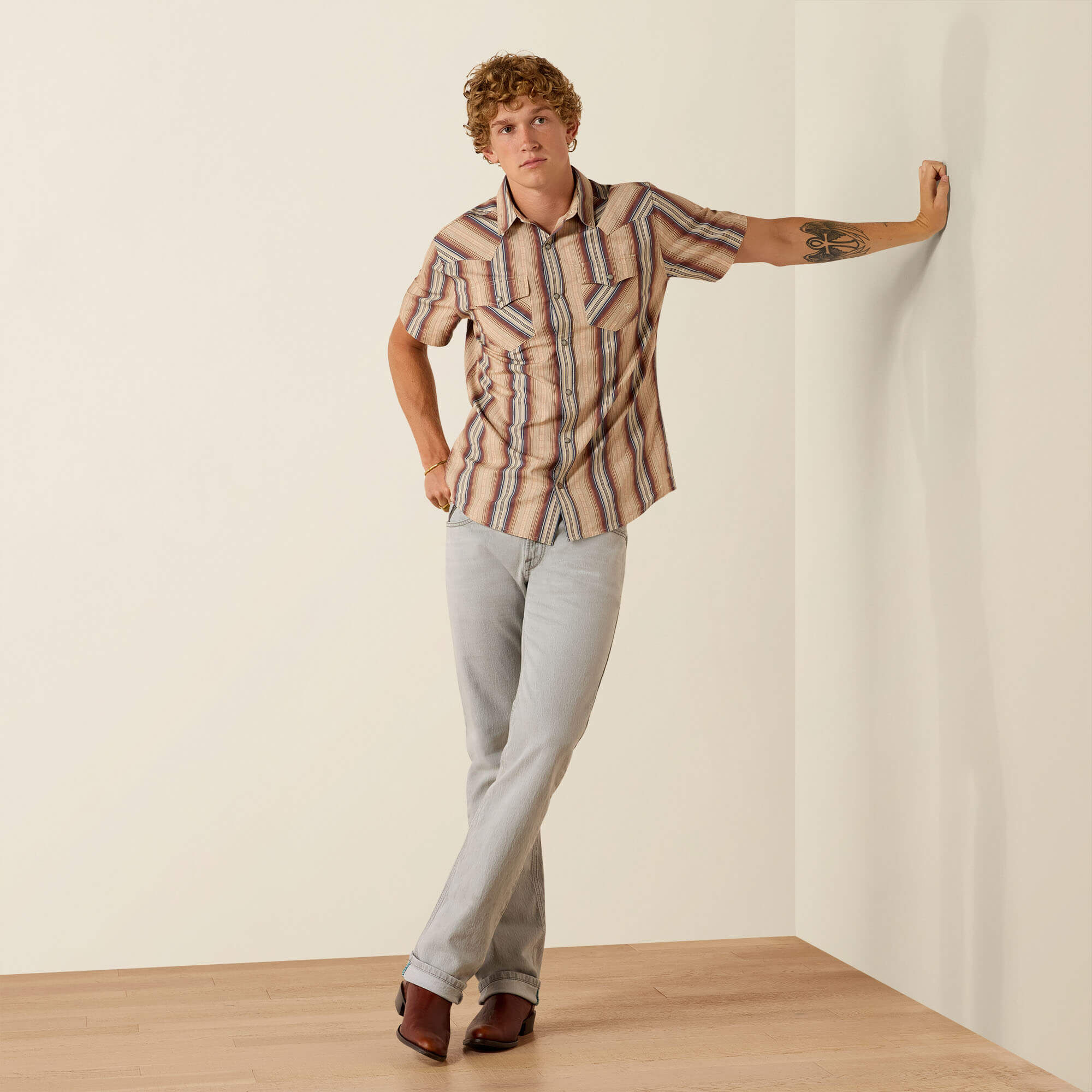 Retro Haver Fitted Snap Shirt - thumbnail 7