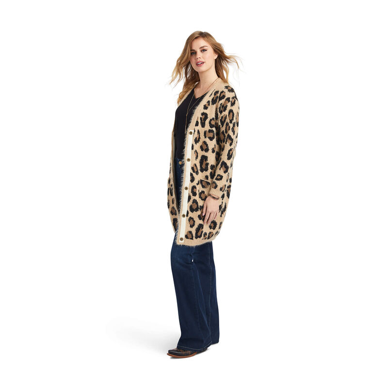 Ariat Women's The Cat's Meow Leopard Sweater