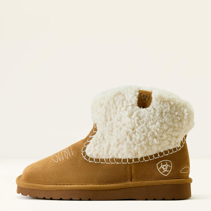 Jackie Square Toe Boot Slipper Side