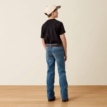 B4 Relaxed Huck Boot Cut Jeans Back