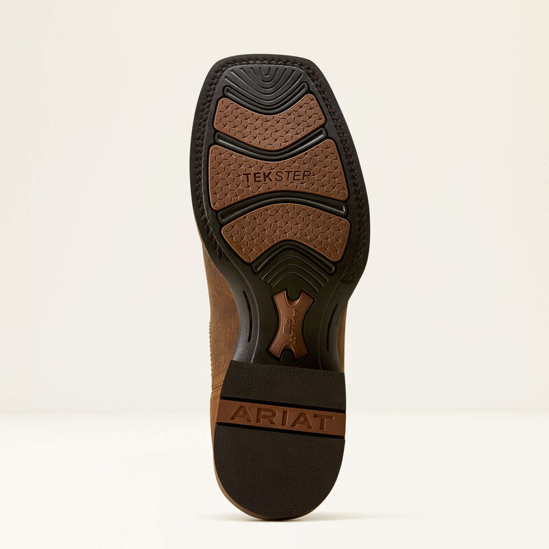 Western Big Rig Wide Square Toe Chelsea Boot Sole