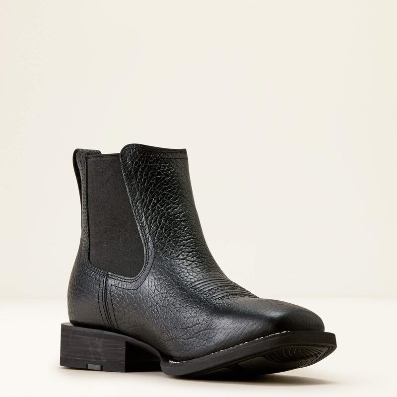 Western Big Rig Wide Square Toe Chelsea Boot Medial