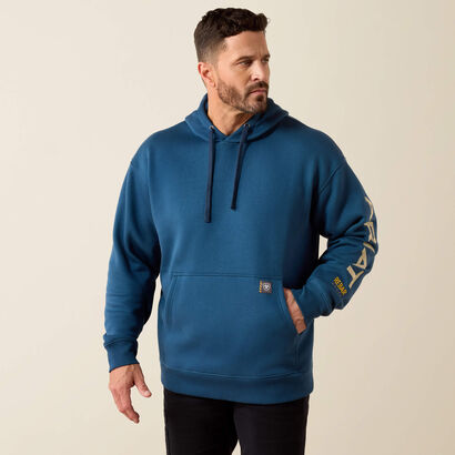 Rebar Workman Graphic Hoodie Front