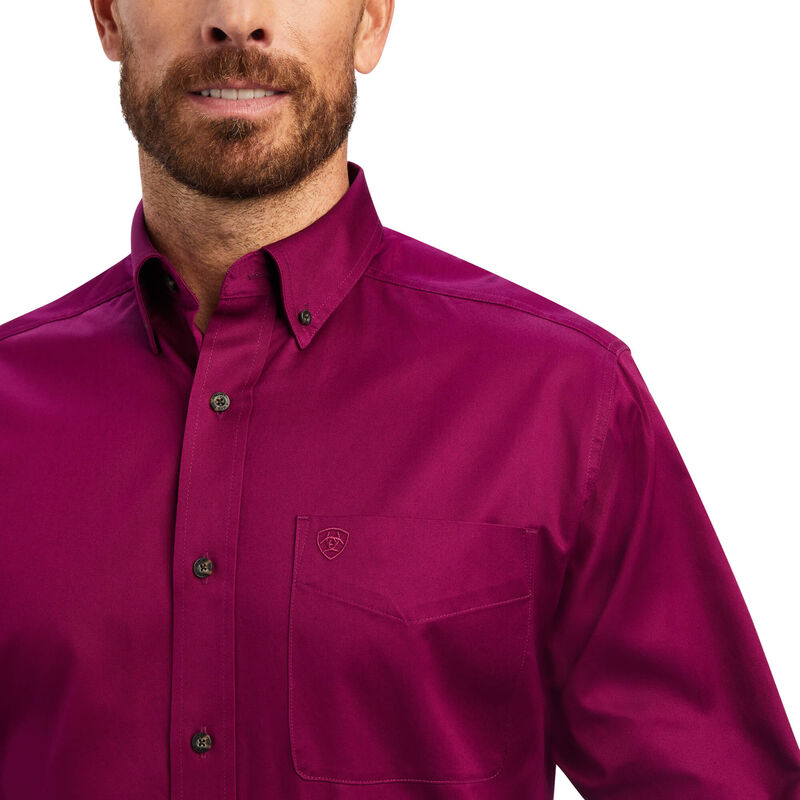 Solid Twill Classic Fit Shirt