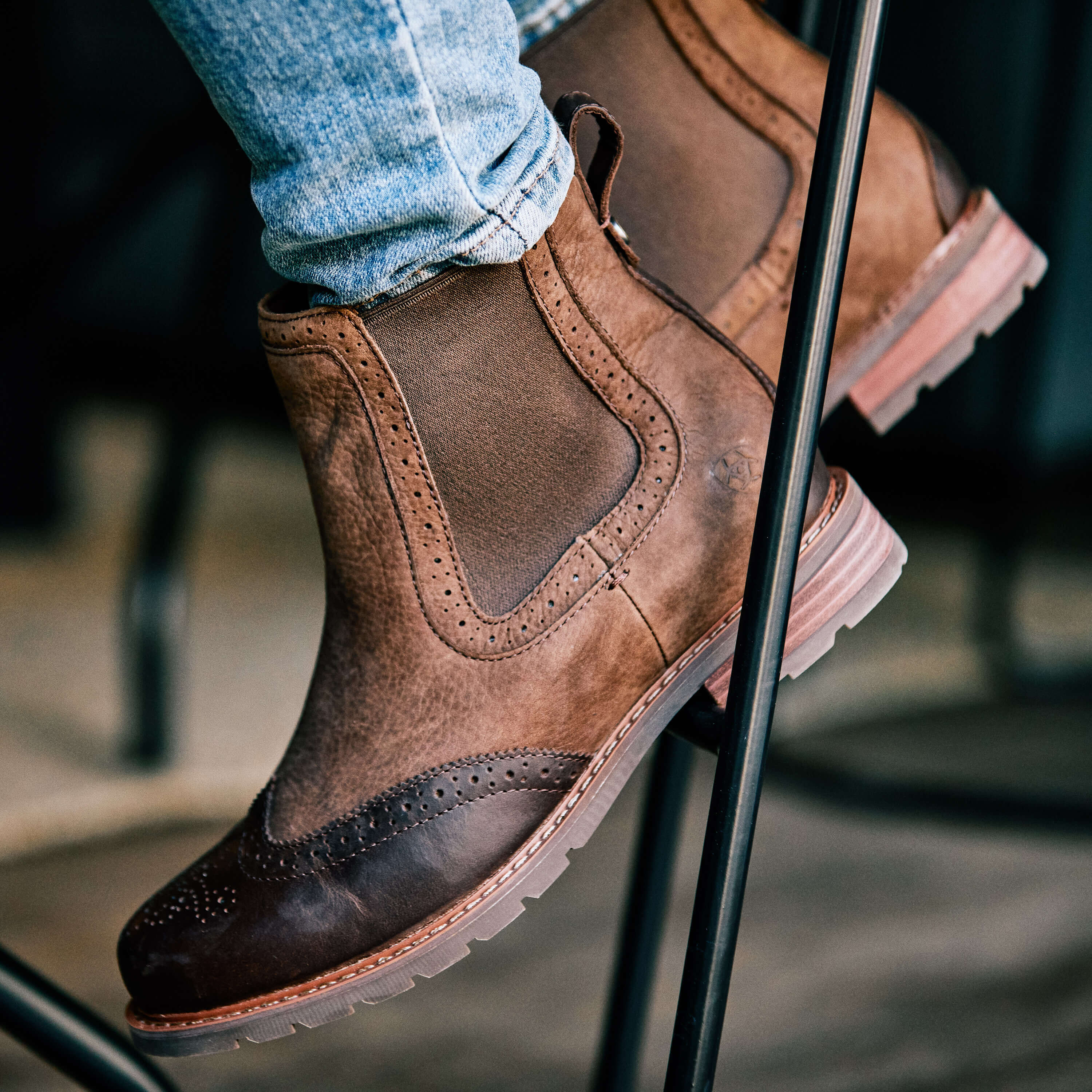 Wexford Brogue Waterproof Chelsea Boot | Ariat