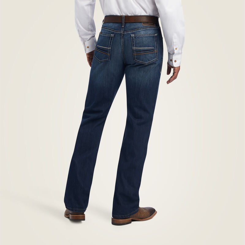 M2 Traditional Relaxed 3D Garby Boot Cut Jean