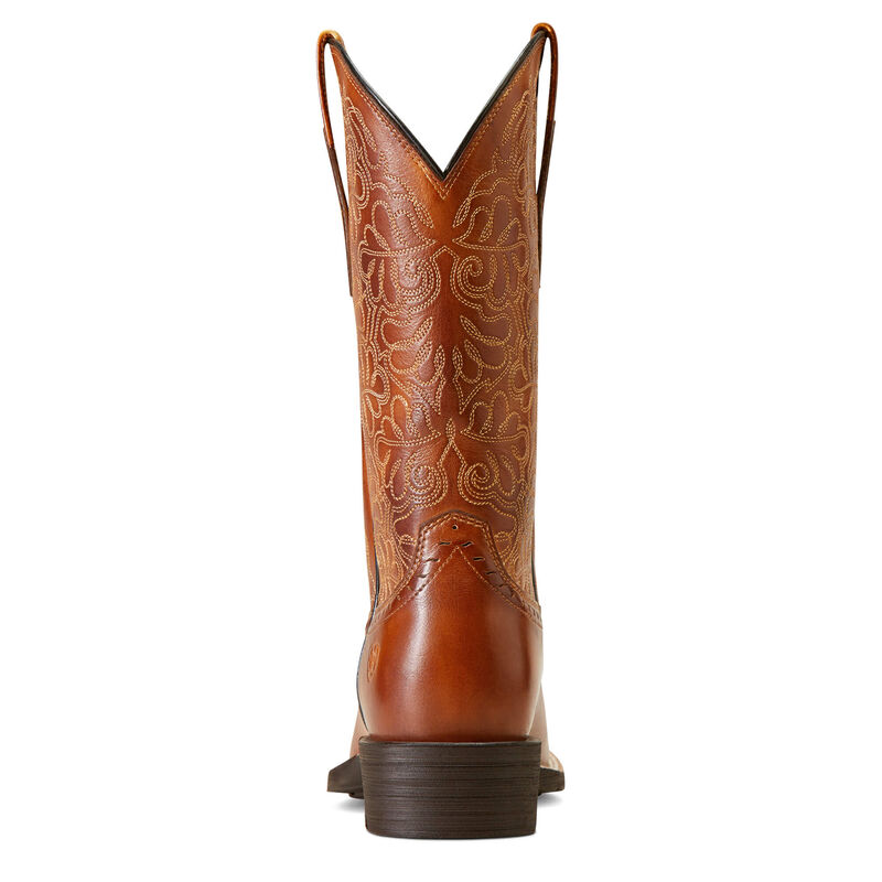 Women's Round Up Remuda Western Boots in Naturally Rich, Size: 5.5 B /  Medium by Ariat