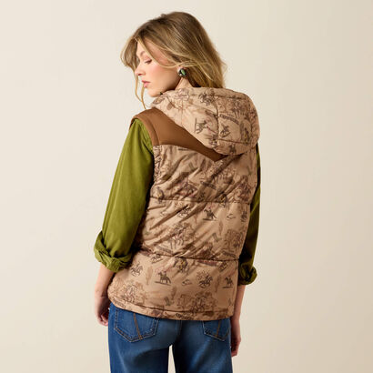 Frontier Puffer Vest Back