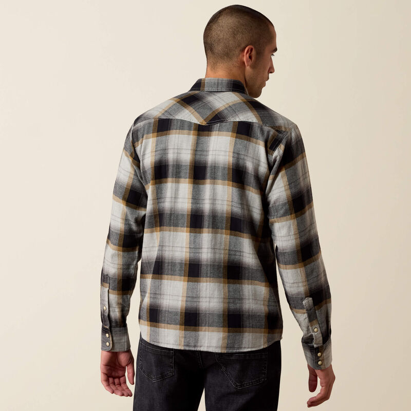 Retro Heinz Fitted Snap Shirt Back
