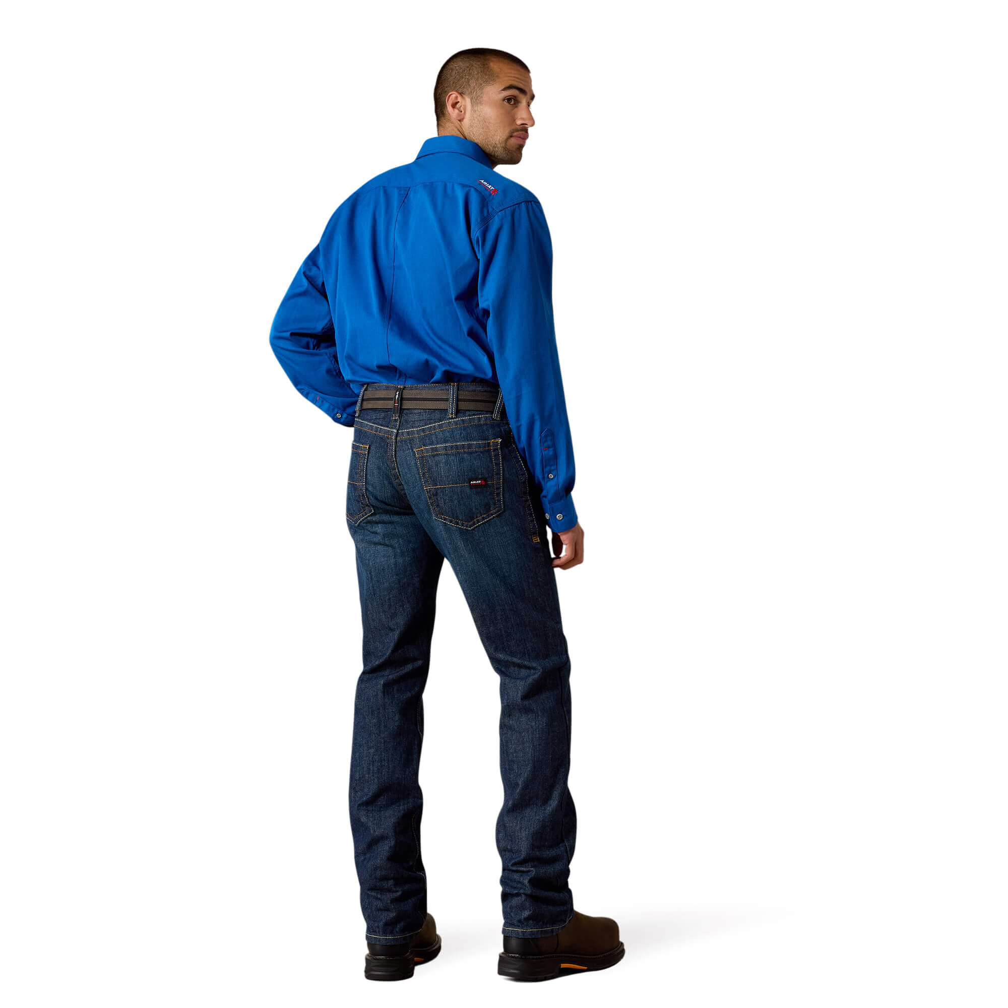 Ariat FR M5 Slim Straight Leg Men's Jeans - Shale - 10015166 38 30