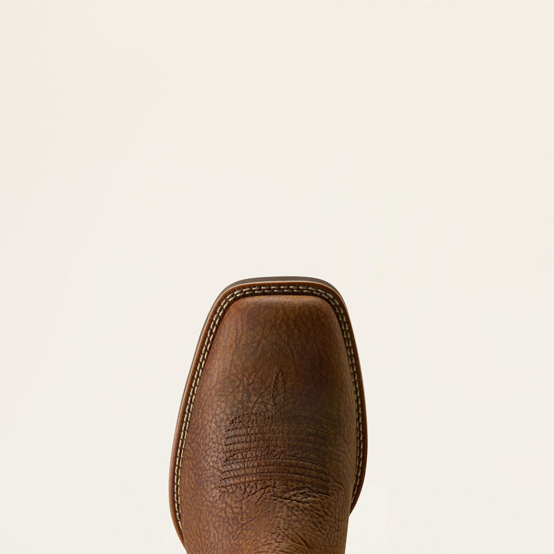 Sport Sidebet Wide Square Toe Western Boot Toe