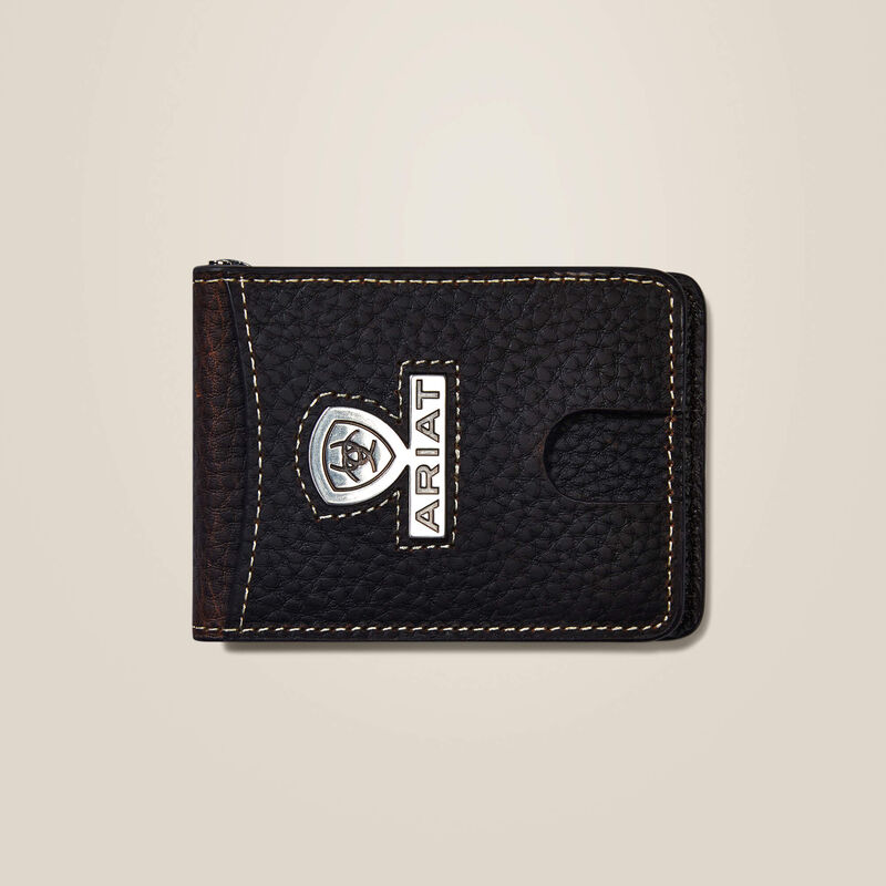 Gucci Leather Money Clip With Web in Black for Men