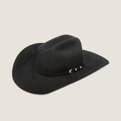 Western Cowboy Hat 3X Wool with Buckle Front
