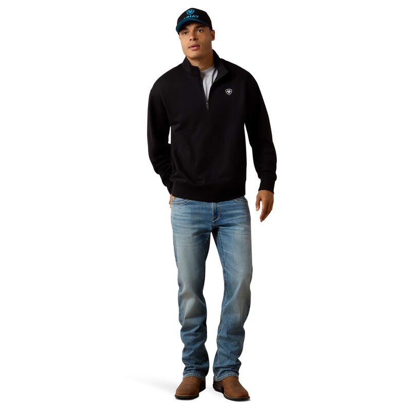 Holiday 1/4 Zip Sweatshirt Full