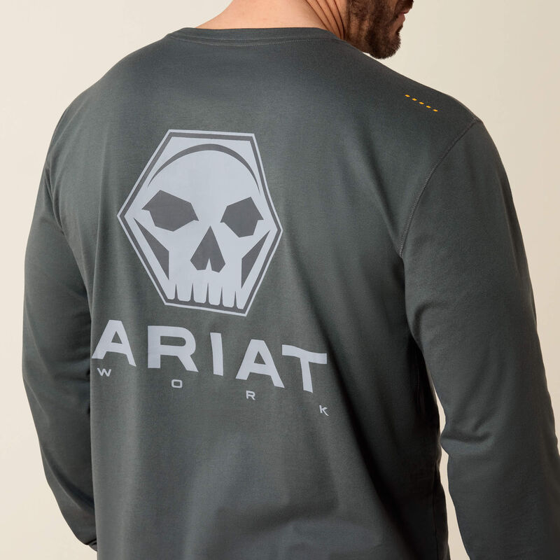 Rebar Workman Bolt Skull T-Shirt 01