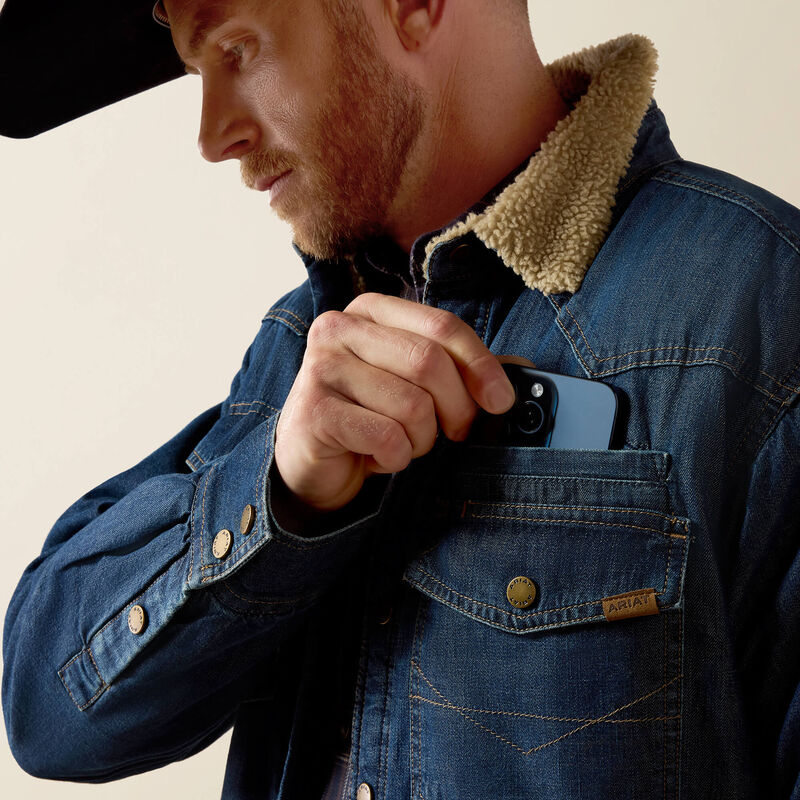 Sherpa Lined Shirt Jacket 03