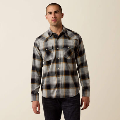 Retro Heinz Fitted Snap Shirt Front