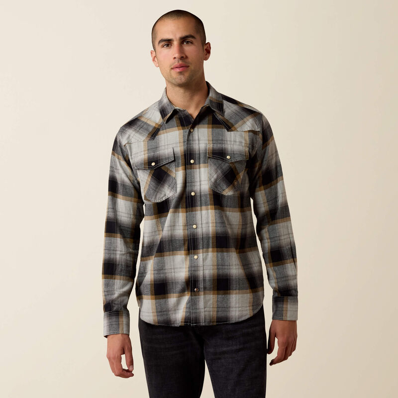 Retro Heinz Fitted Snap Shirt Front