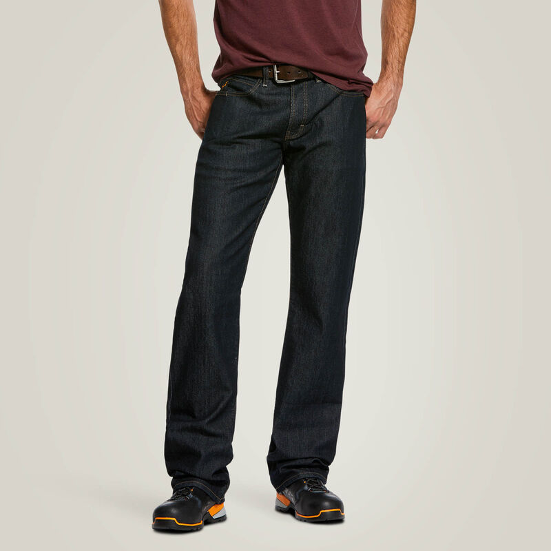 Rebar M4 Relaxed DuraStretch Basic Flannel-Lined Boot Cut Jean
