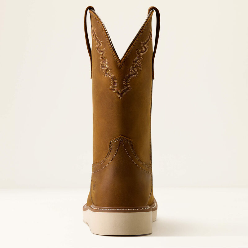 Southlite Waterproof Round Toe Western Boot Heel