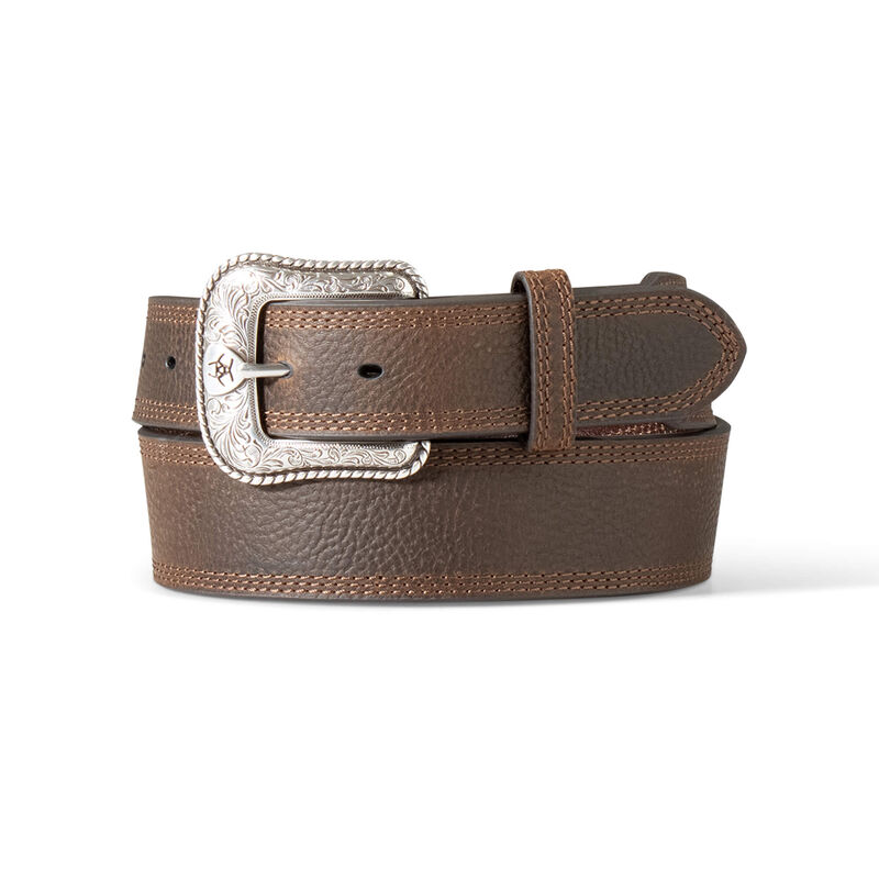 Solid Distressed Leather Belt