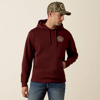 Ariat Roped Out Desert Badge Hoodie Back