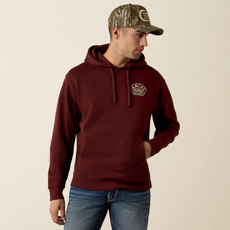 Ariat Roped Out Desert Badge Hoodie Back