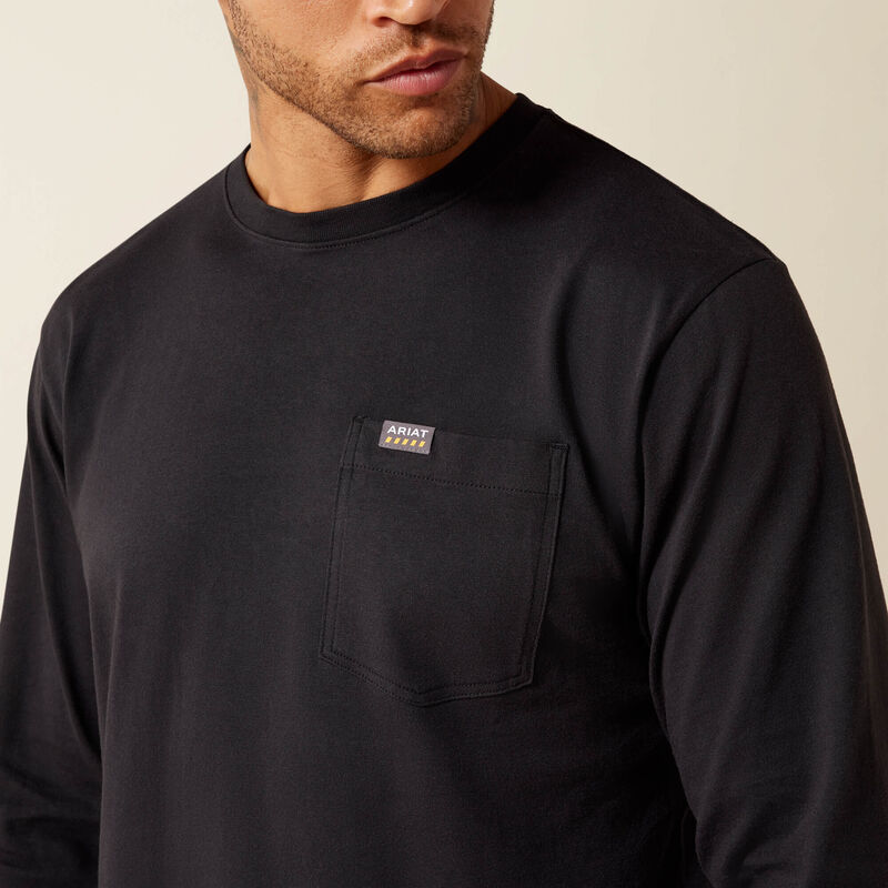 Rebar Cotton Strong Eagle Skull Long Sleeve T-Shirt 02