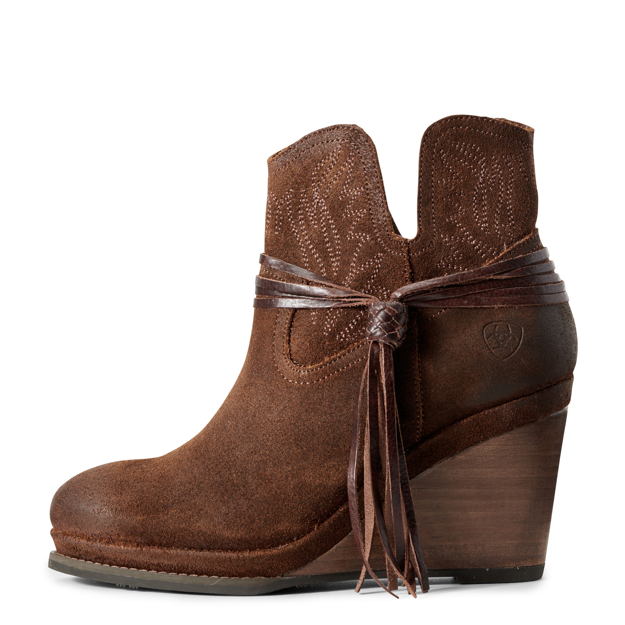 ariat wedge booties