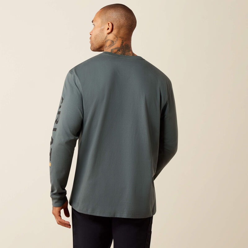 Rebar Cotton Strong Standard Logo Pocket T-Shirt Back