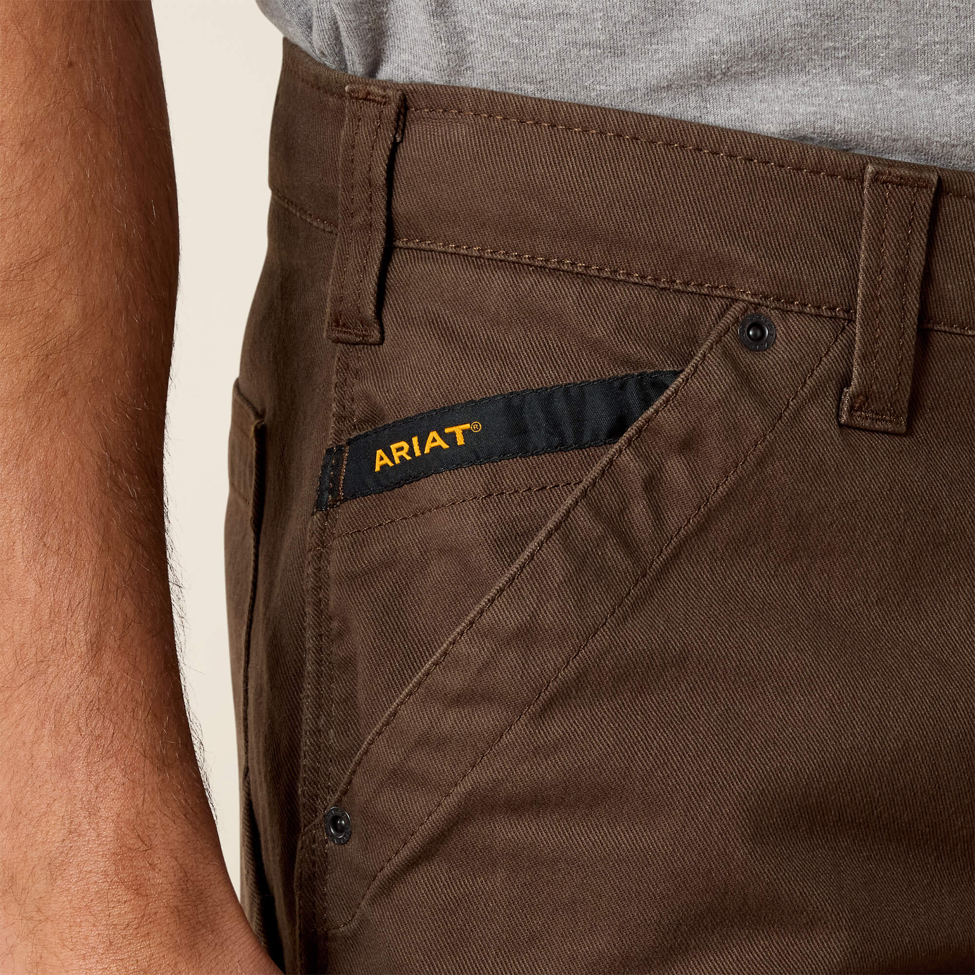 Rebar M5 Straight DuraStretch Washed Twill Dungaree Straight Leg Pant - thumbnail 4