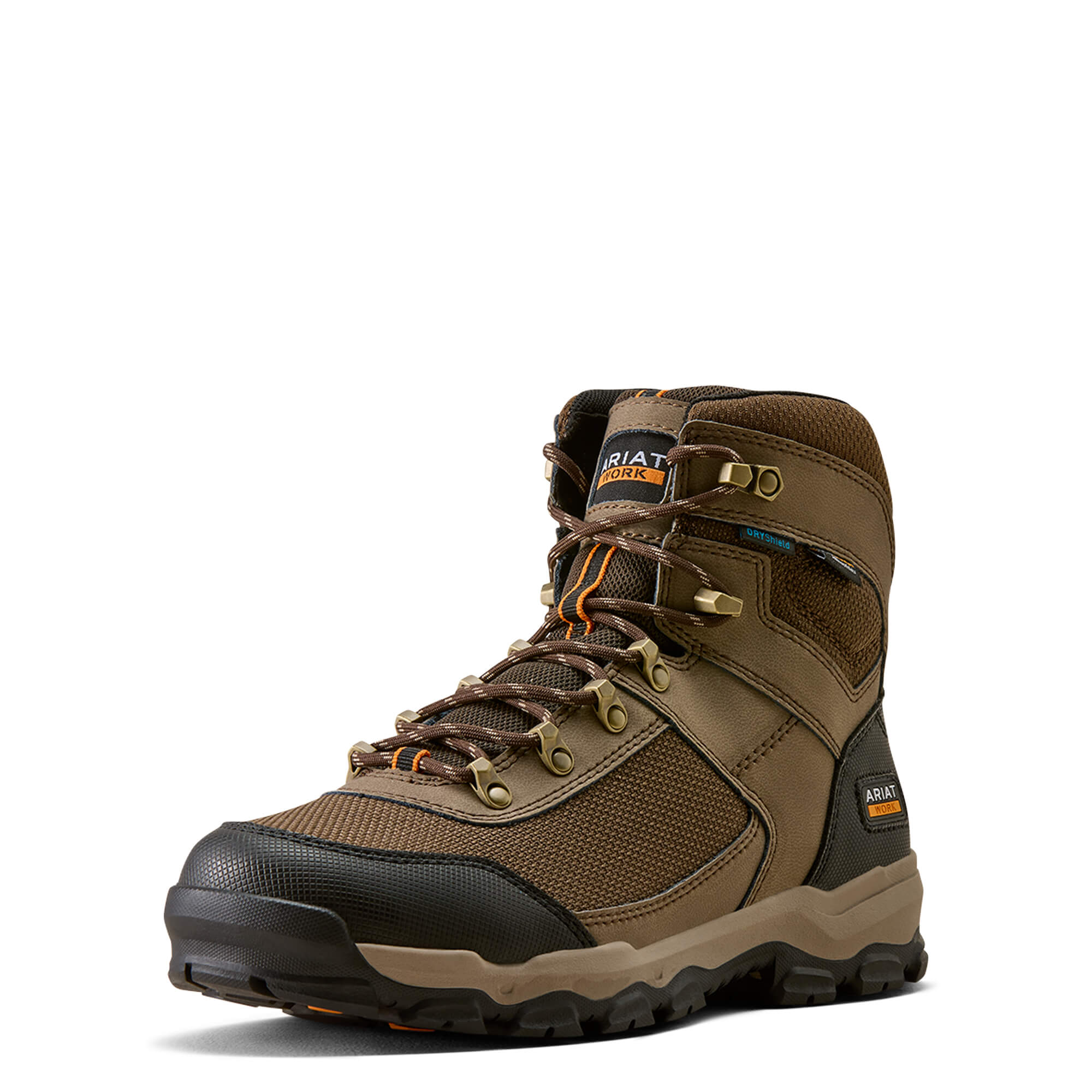 Ariat "Men's Stryker Neo 6"" Waterproof Work Boots in Light Bark Full-Grain Leather, Size: M 7/ W 8.5 D / Medium by Ariat" - $164.95 at Ariat