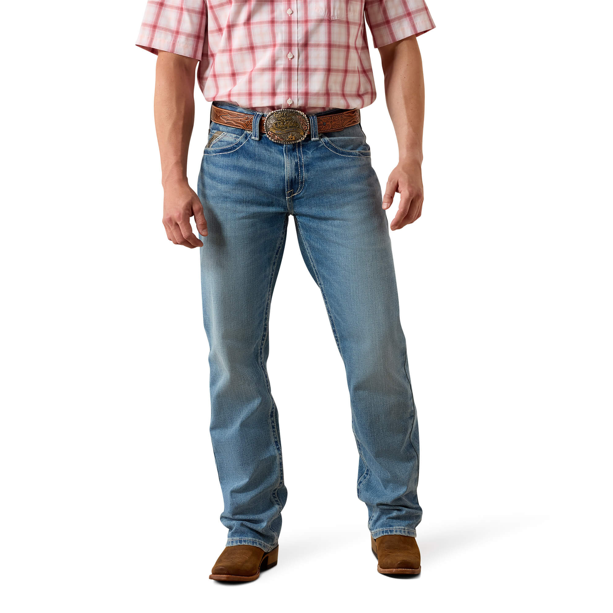 Men's M2 Traditional Relaxed Rory Boot Cut Jeans in Flynn Wash 30 by Ariat