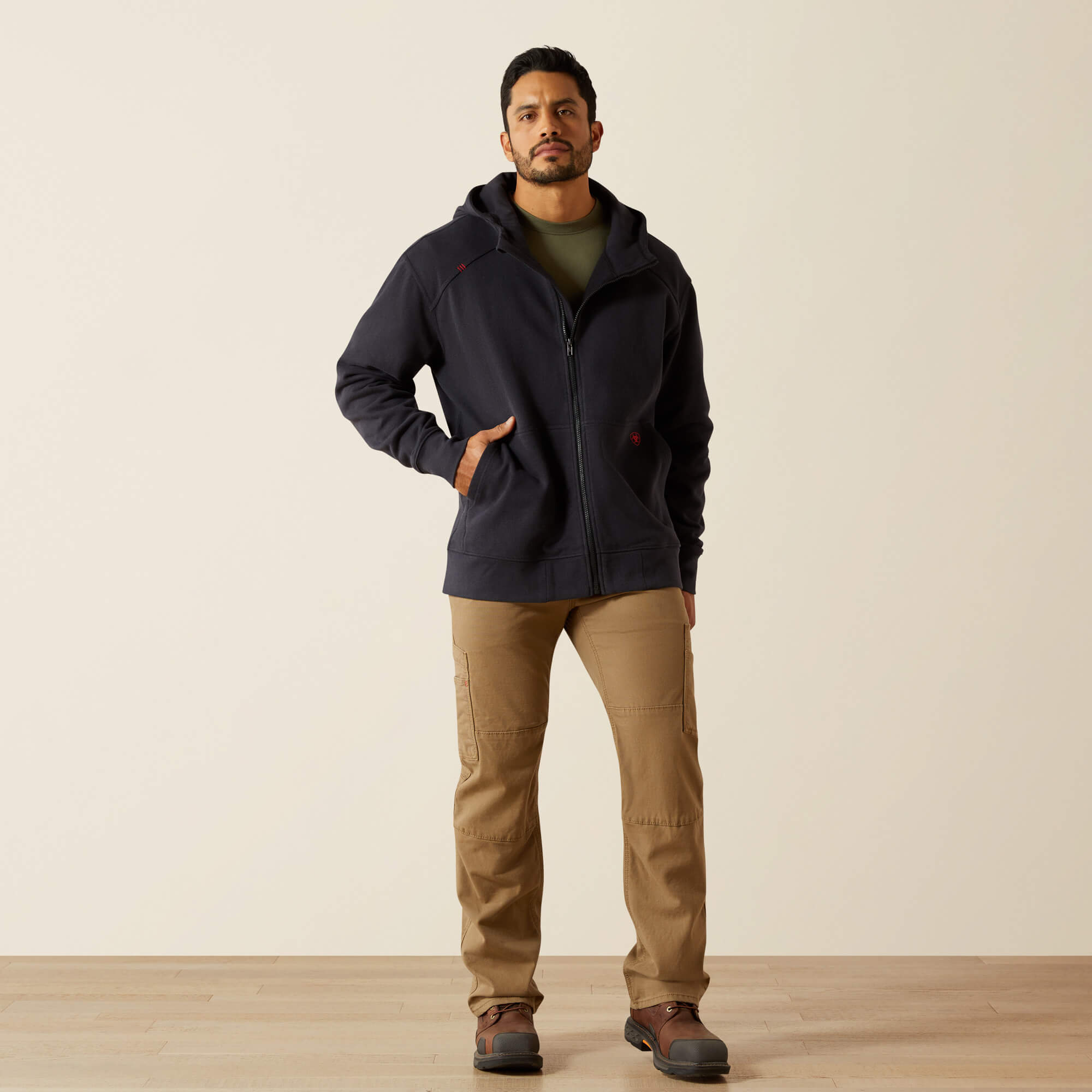 FR DuraStretch Heavyweight Fleece Full Zip Hoodie - thumbnail 3