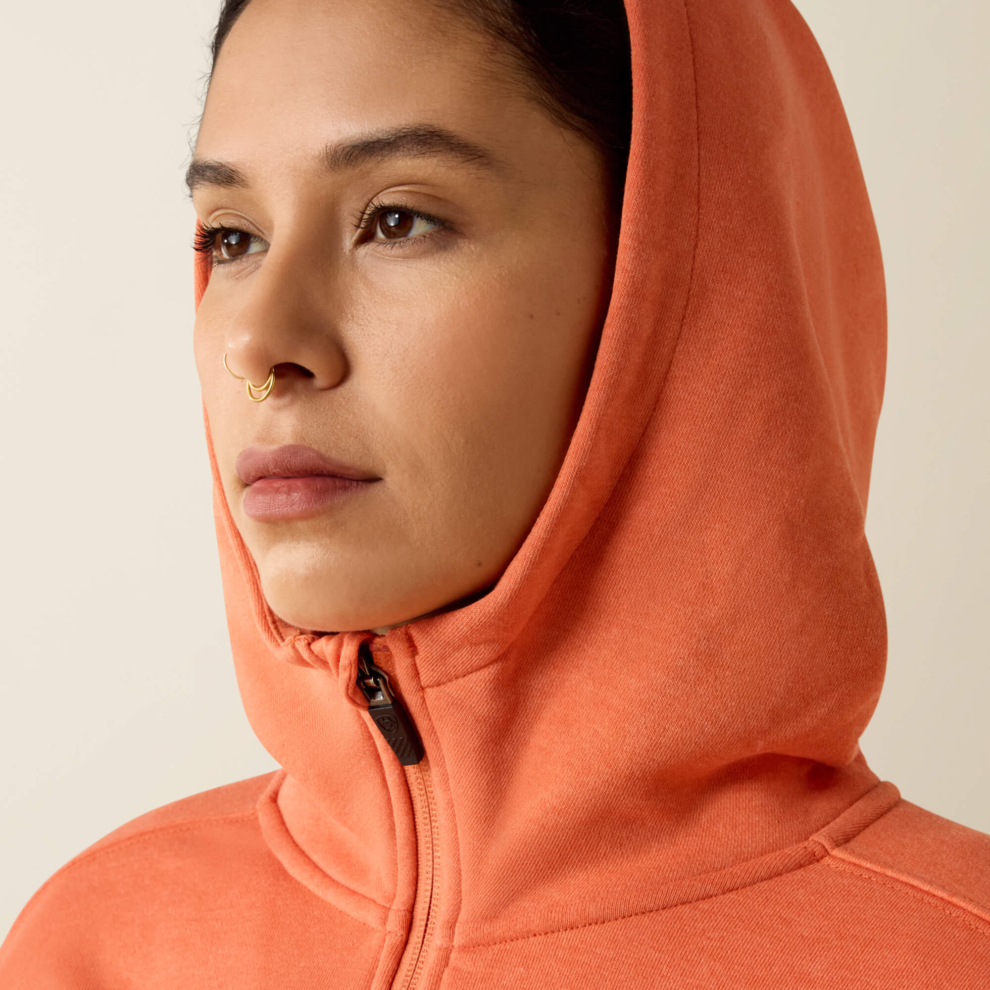Rebar Lightweight Logo 1/2 Zip Hoodie - thumbnail 7