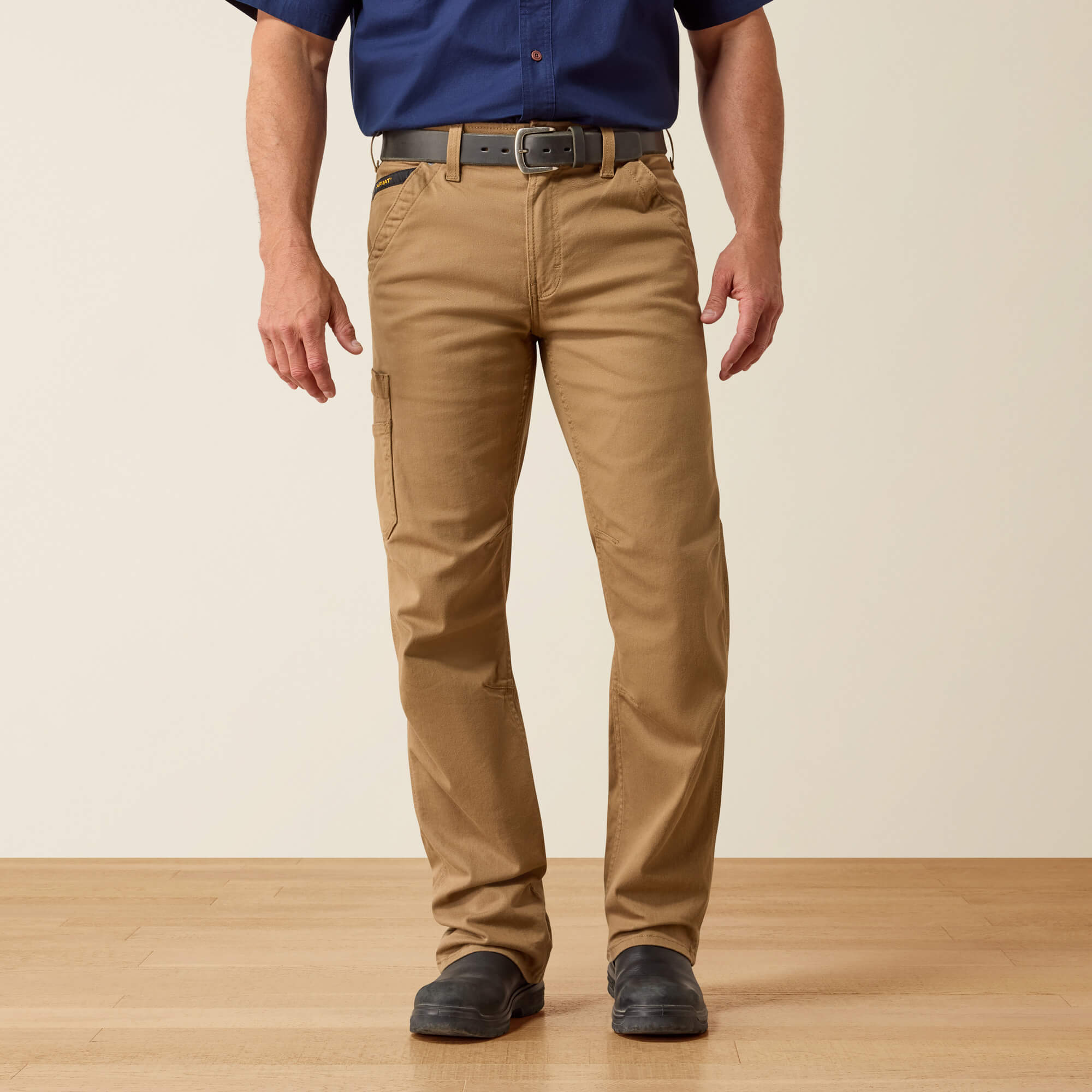 Rebar M4 Relaxed DuraStretch Washed Twill Dungaree Boot Cut Pant