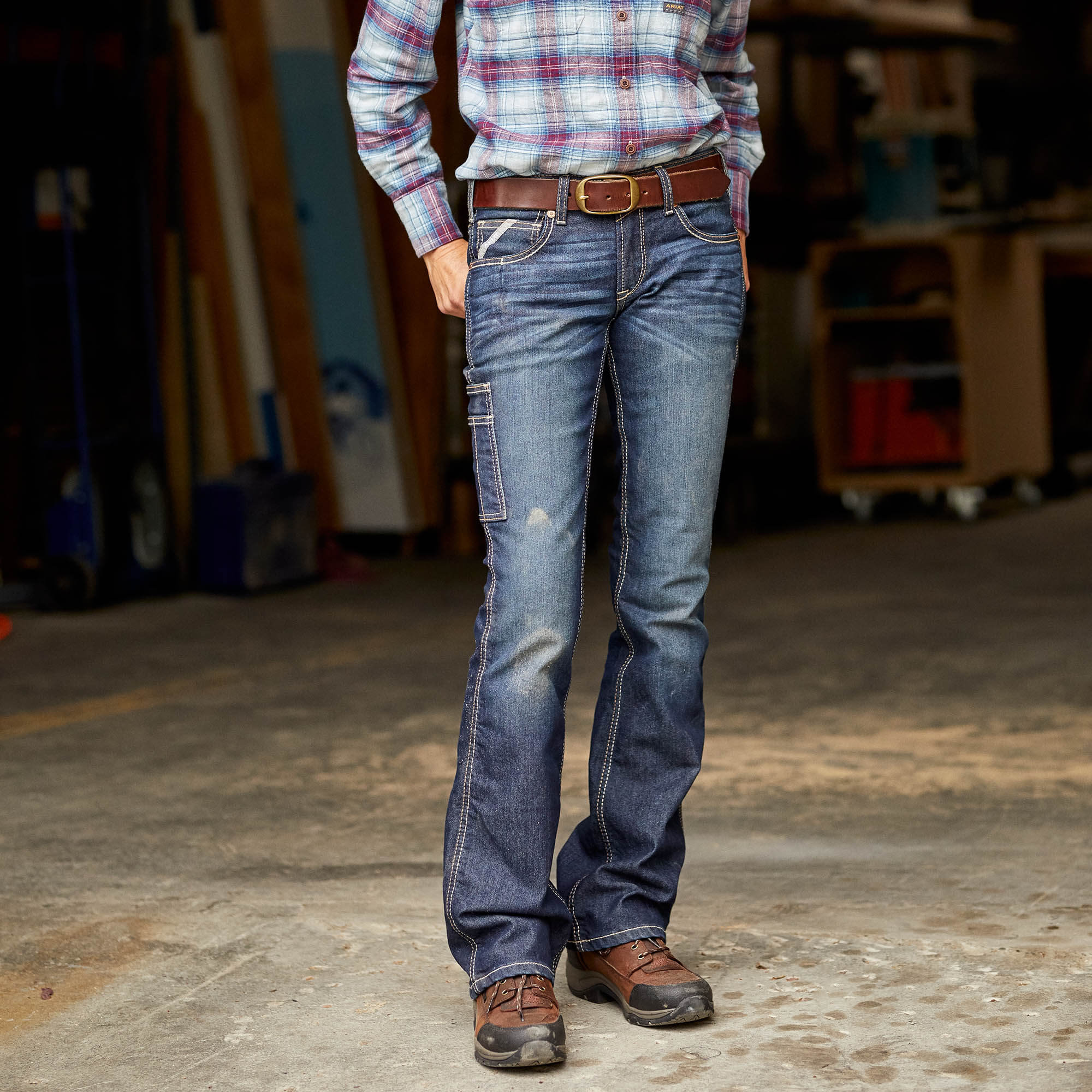 Rebar MR DuraStretch Riveter Straight Jean - thumbnail 2