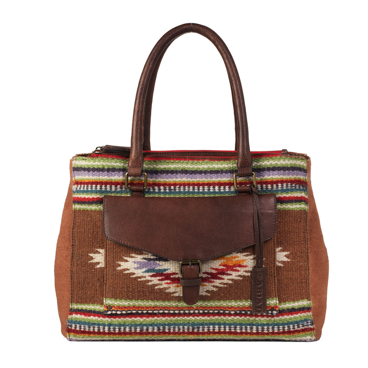 Women's Sheridan Laptop Bag in Brown Leather, Size: OS by Ariat