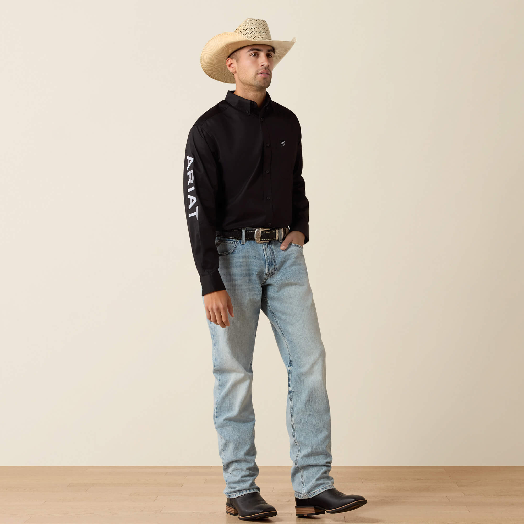 Team Logo Lightweight Twill Classic Fit Shirt - thumbnail 3