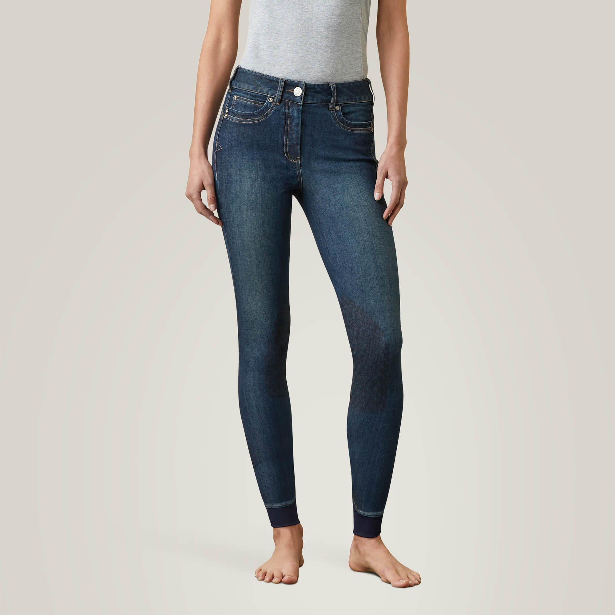 Halo Denim Knee Patch Breech