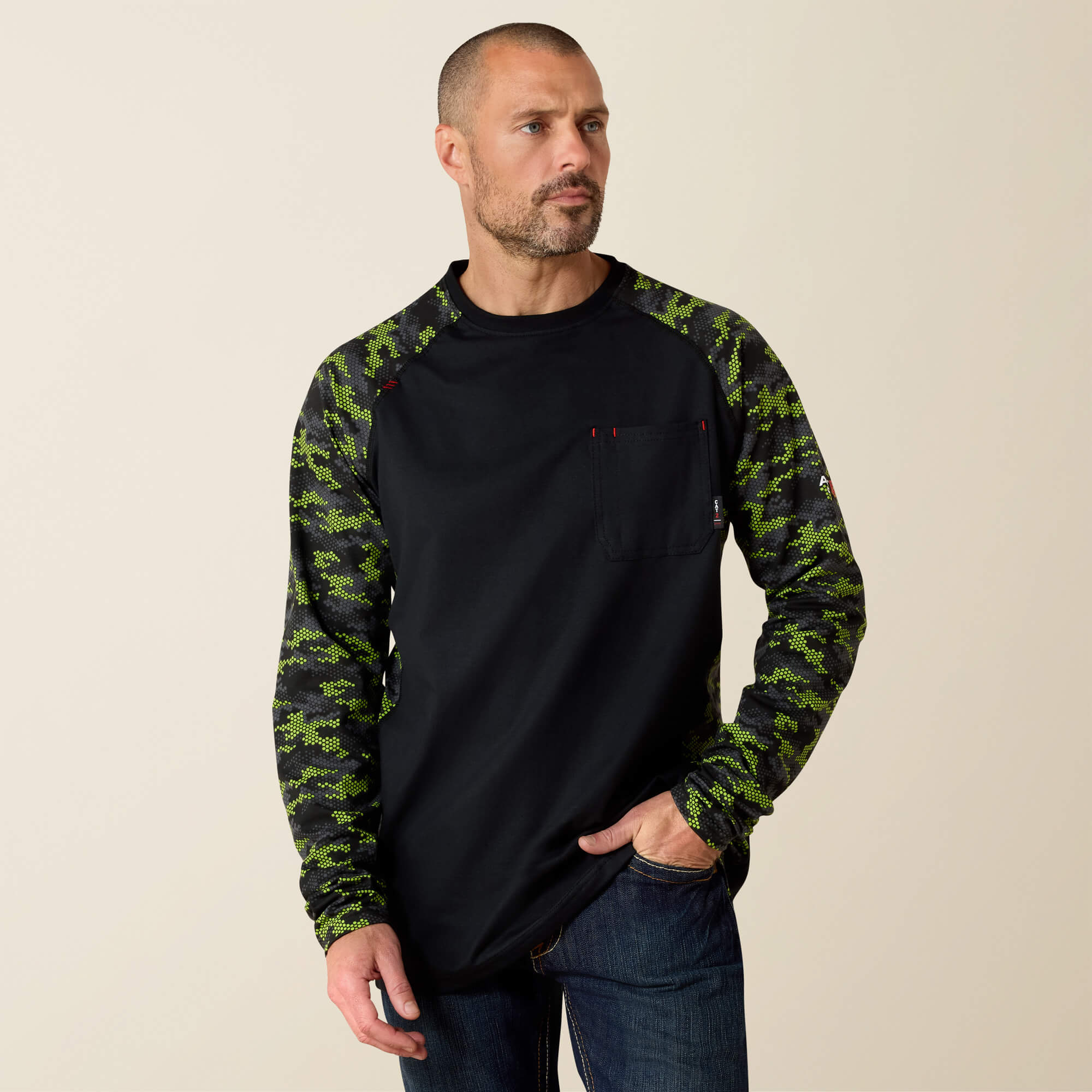 FR Stretch Camo Baseball T-Shirt - thumbnail 9