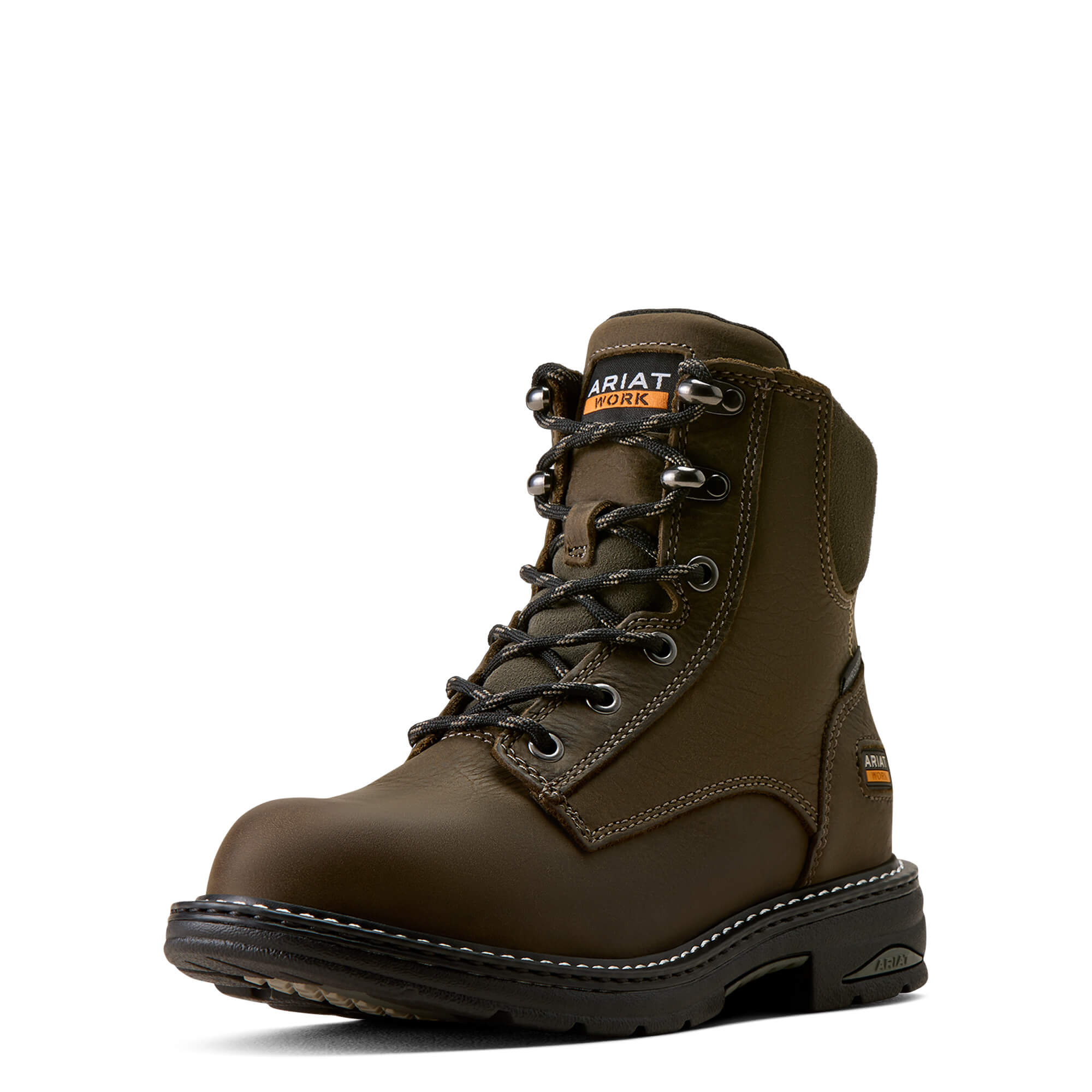 Women's Casey 6 Composite Toe Work Boots in Shadow B / Medium by Ariat"