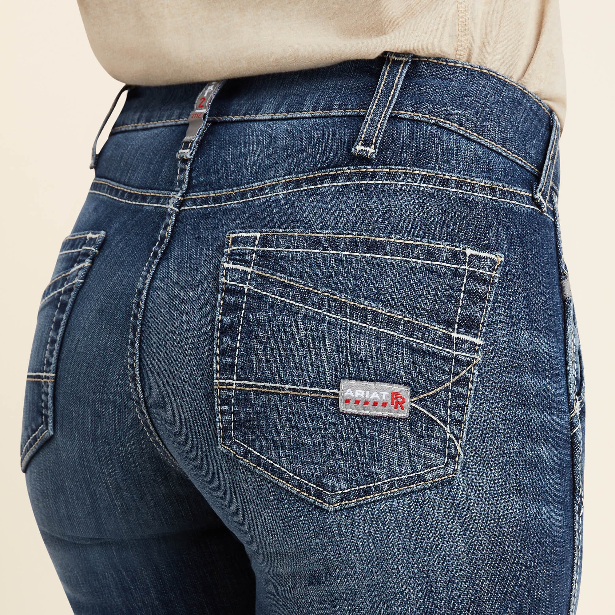 FR Perfect Rise Perfect Rise DuraLight Stretch Cell Phone DuraStretch Straight Leg Jeans - thumbnail 4