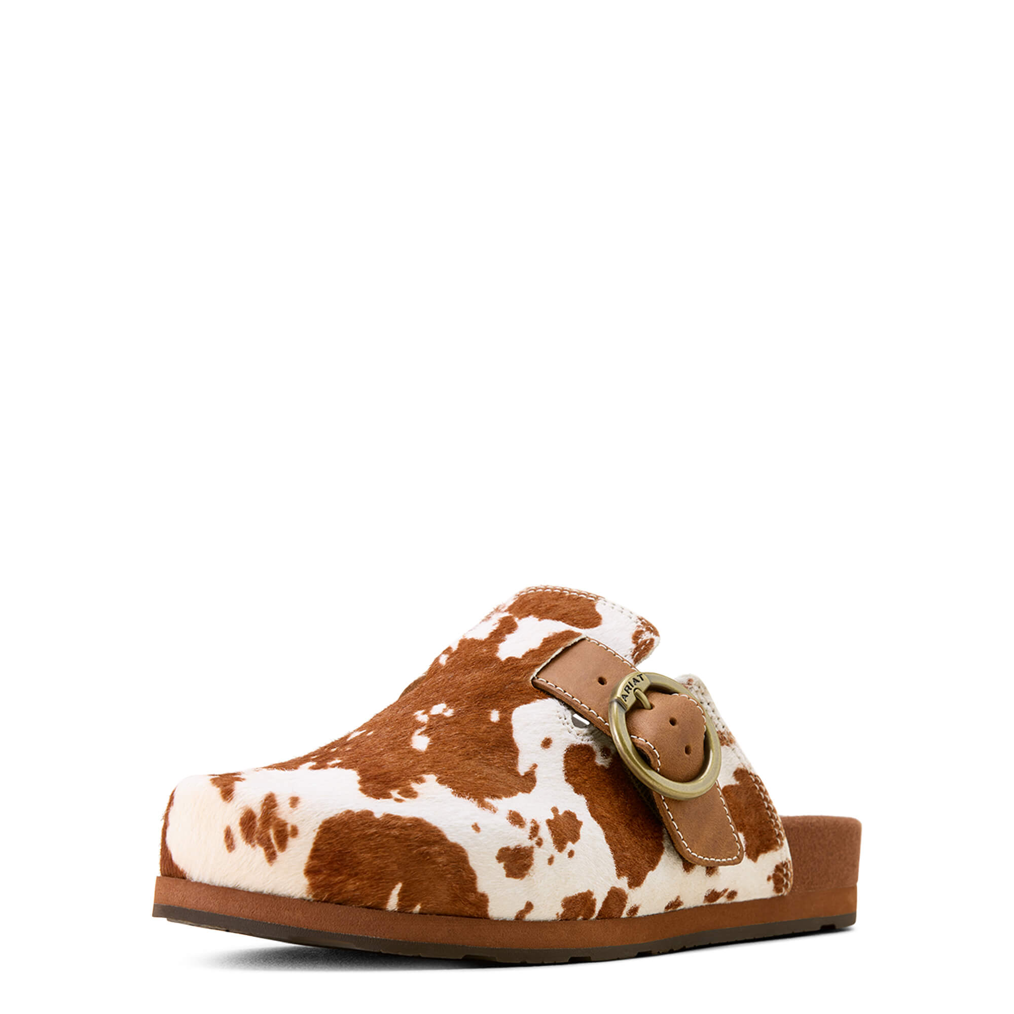 Women's Country Mule Shoes in Cow Hair On, Size: 5.5 B / Medium by Ariat