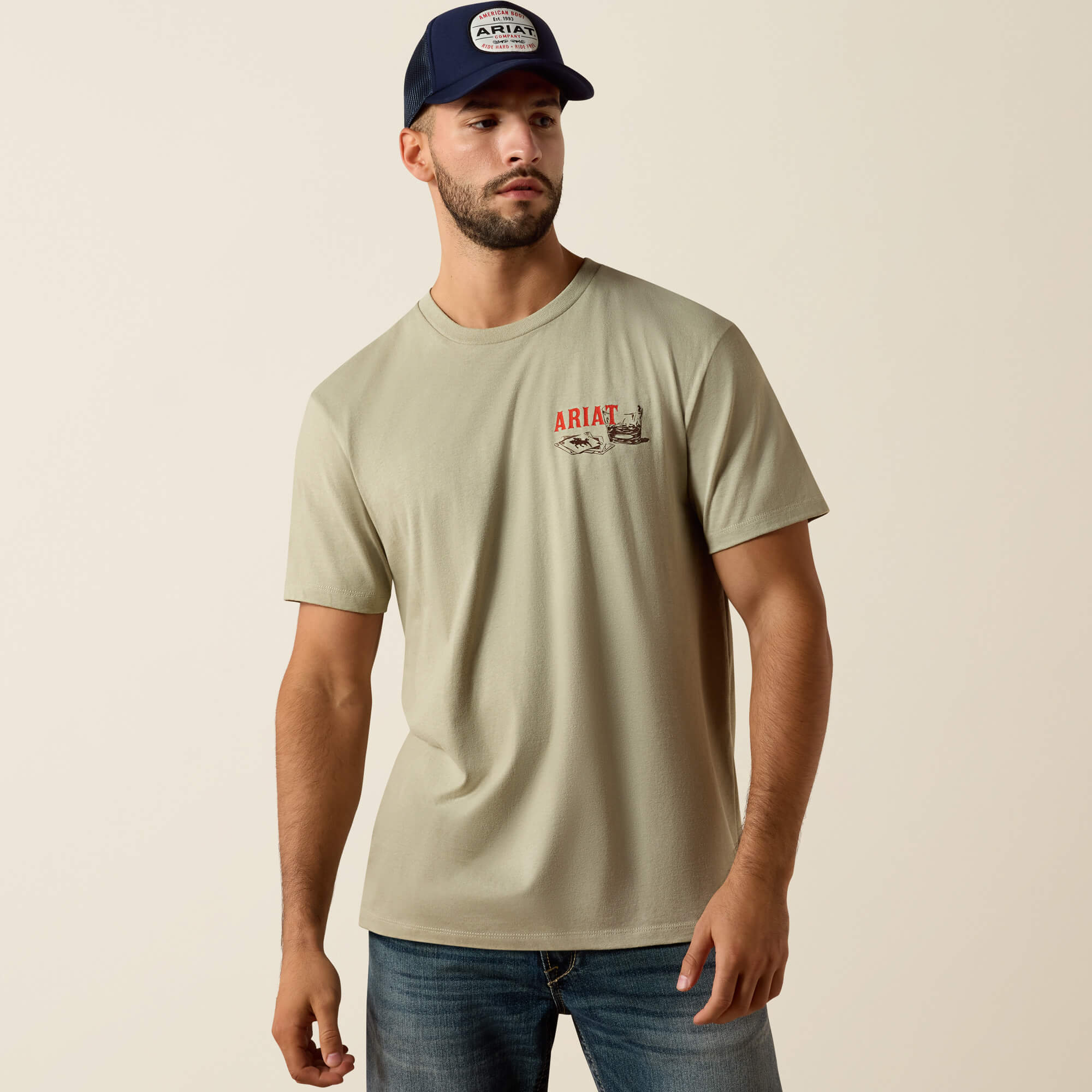 Ariat Whiskey Uno Classic Fit T-Shirt - thumbnail 2