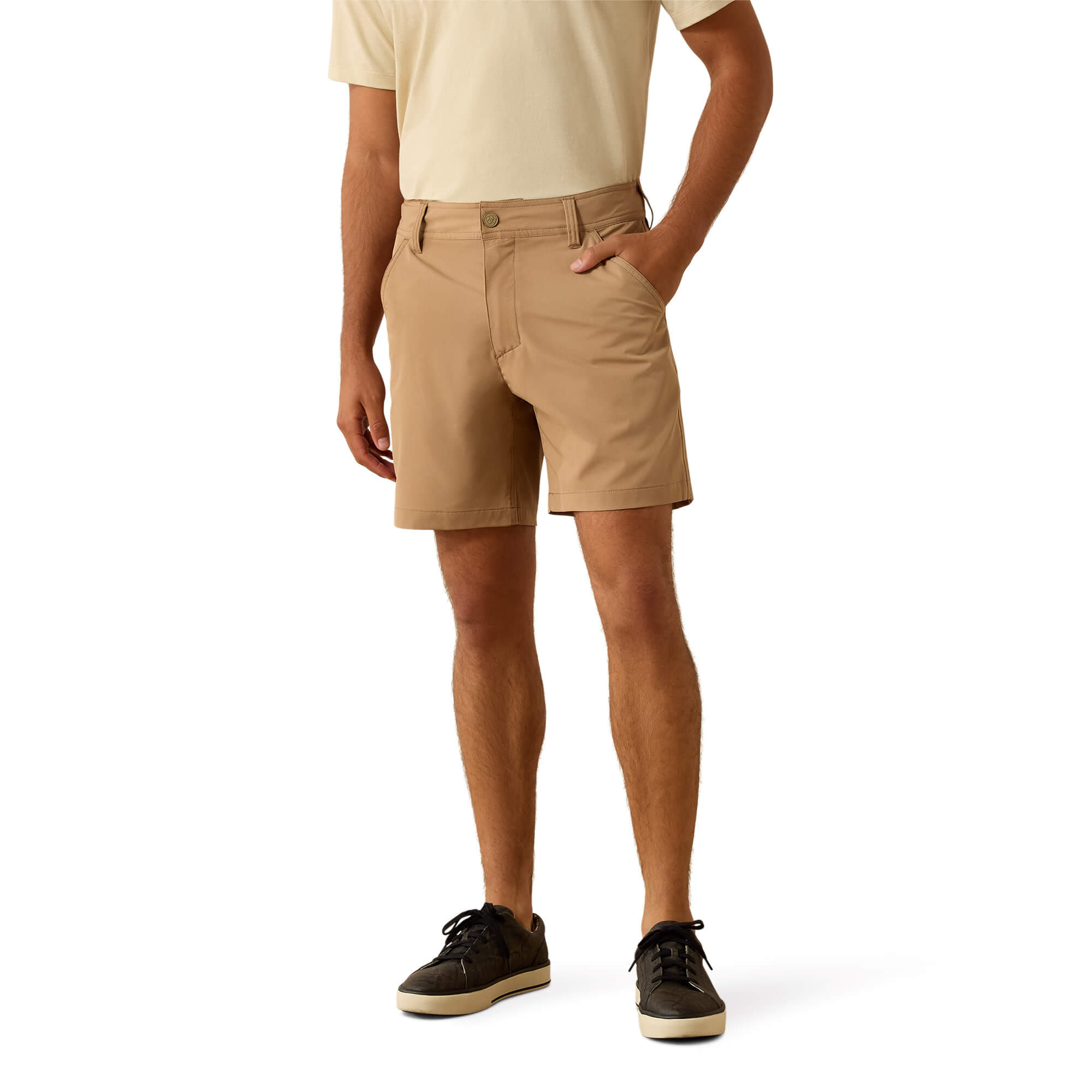 Men's Tek 7 Short in Silver Mink Regular by Ariat"