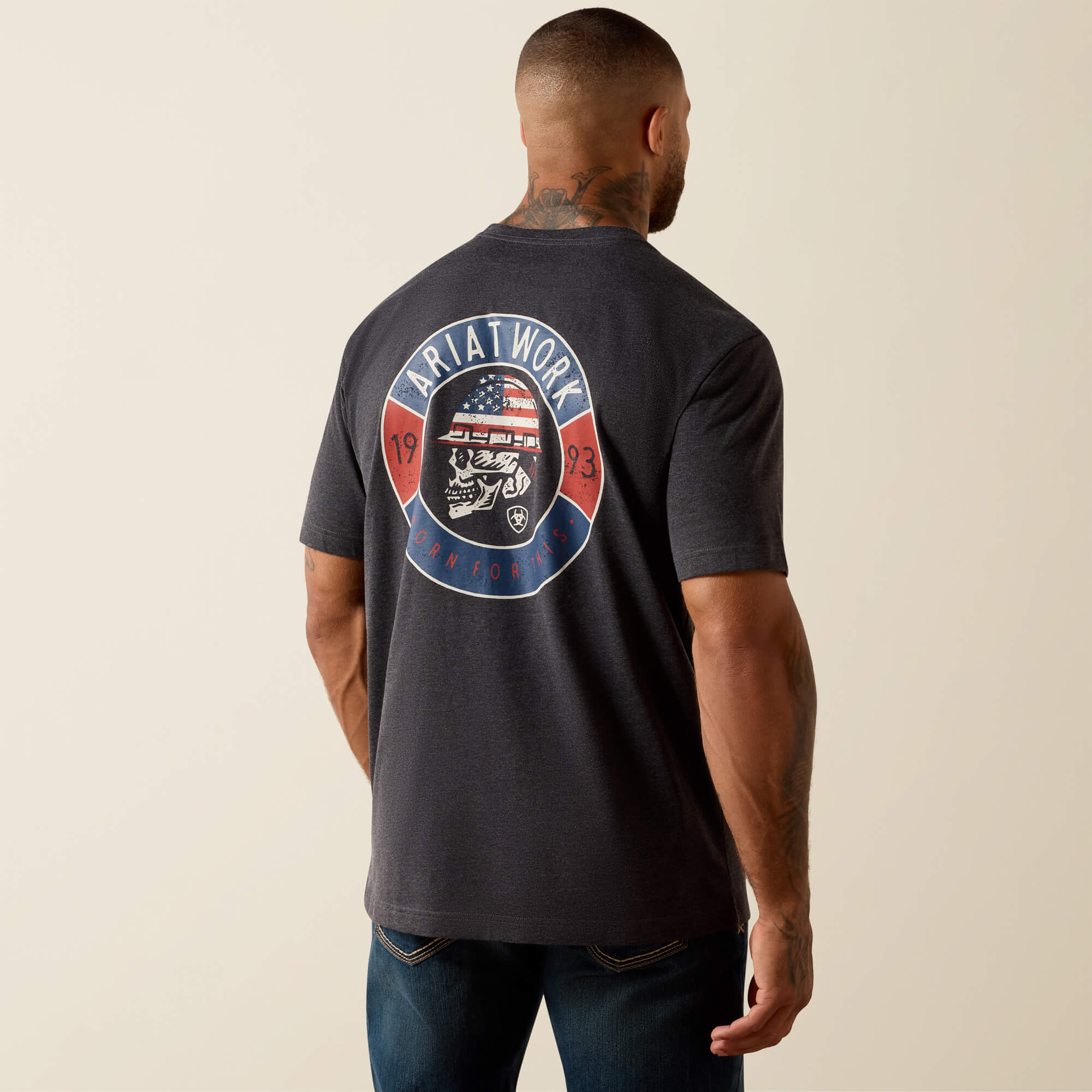 Rebar Cotton Strong Skull T-Shirt