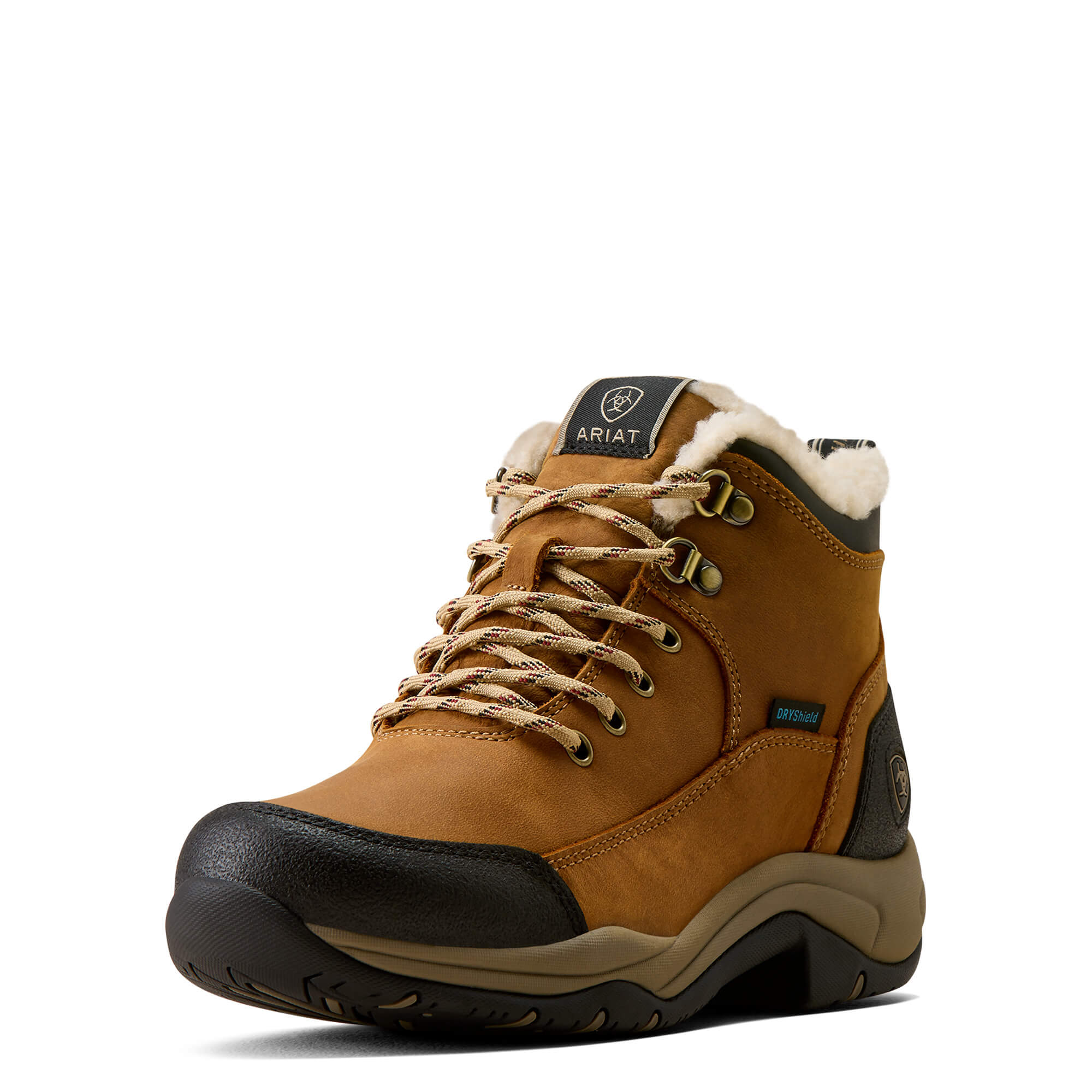 Women's Terrain Sherpa Waterproof Boots in Dusted Wheat, Size: 5.5 B / Medium by Ariat